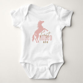 My First Rodeo Baby Bodysuit – Roze Western 1e Ver