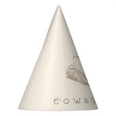 My First Rodeo Western Birthday Cowboy Party Hat Feesthoedjes (Links)