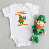 My First St. Patrick’s Day Leprechaun Gnome Romper