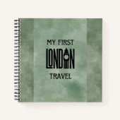 my first travel to london notitieboek (Voorkant)