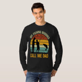 My Fishing Buddies Call Me Dad  Great Fathers Day  T-shirt (Voorkant volledig)