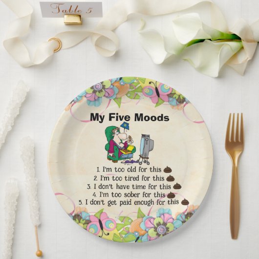 My Five Moods Paper Bord (Huwelijk)