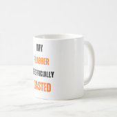 My Flabber is officieel Gasted Coffee Mok (Voorkant rechts)