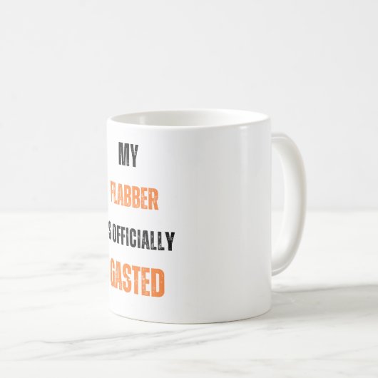 My Flabber is officieel Gasted Coffee Mok (Voorkant rechts)