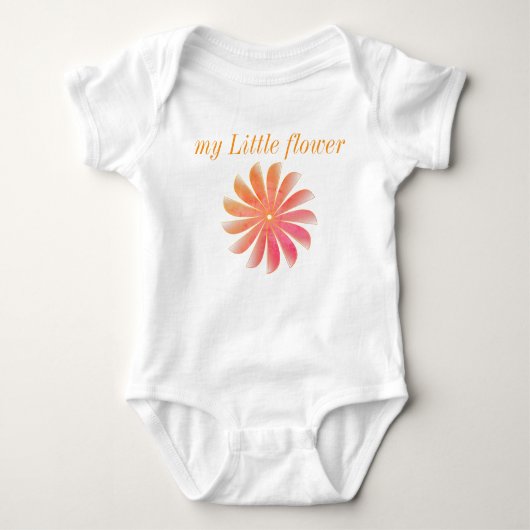 my flower Baby Bodysuit (Voorkant)