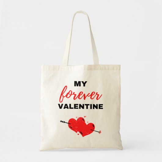 My Forever Valentijn Black Tote Bag (Voorkant)