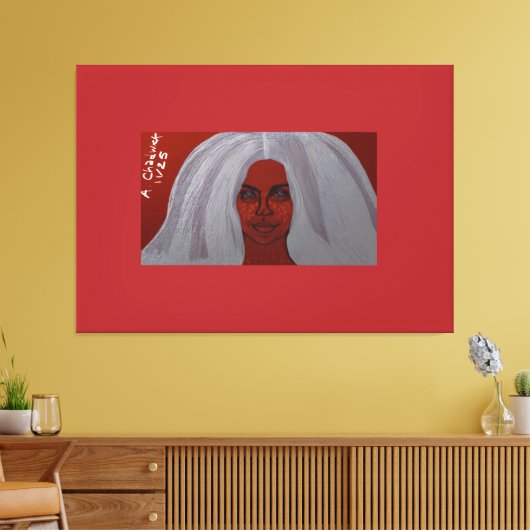 My Freckles Are My Positivity Symbol Canvas Afdruk (Insitu (Woonkamer))