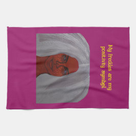 My Freckles Are My Positivity Symbol Kitchen Towel Theedoek