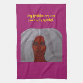 My Freckles Are My Positivity Symbol Kitchen Towel Theedoek (Verticaal)