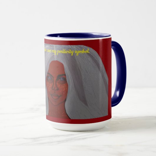 My Freckles Are My Positivity Symbol Mok (Voorkant rechts)