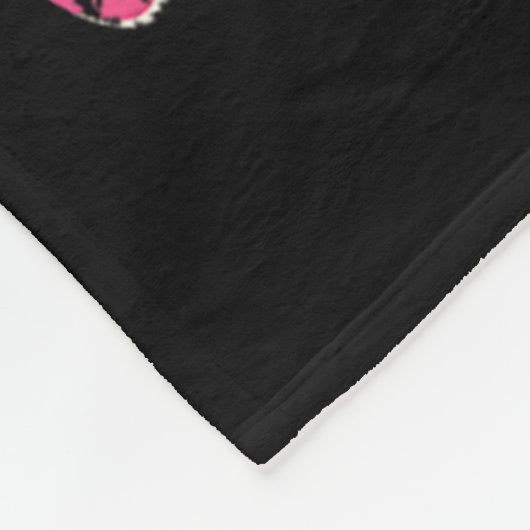 My Frenchie Is My Valentine Valentines Day French Fleece Deken (Hoek)