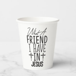 My Friend is Jesus Papieren Bekers