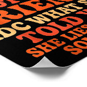 My Friend Not Your Friend Funny Drama Quote  Poster (Hoek)