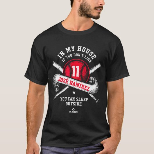 My Funny House Jose Ramirez Mlbpa Mlb T-shirt (Voorkant)