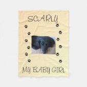 My Fur Babies Peach Glow Fleece Deken (Voorkant)