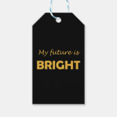 My Future Is Bright Gift Labels – vrolijke labels Cadeaulabel (Voorkant)