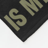 My Game Face Is My Byttle Mask Soccer Fan Camo Gra Fleece Deken (Hoek)