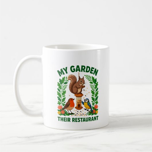 My Garden Hun Restaurant Eekhoorn Mok (Links)