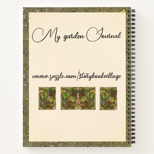 My Garden Journal Notitieboek (Achterkant)