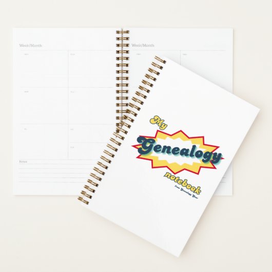 My Genealogy Notebook (planner version) Planner (Display)