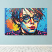 MY GENERATION 27 CANVAS AFDRUK (Insitu (Houten vloer))