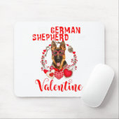 My German Shepherd Is My Valentine Funny Dog Lover Muismat (Met muis)