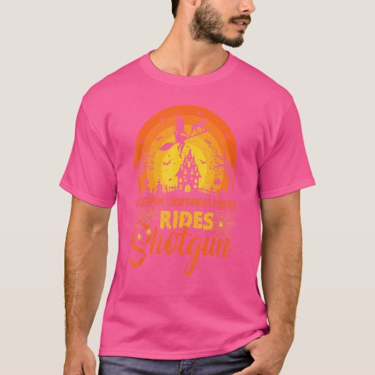 My German Shorthaired Pointer Dog Ride Shotgun Hal T-shirt (Voorkant)
