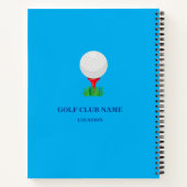 "My Golf Game" Persoonlijk tijdschrift Notitieboek (Achterkant)