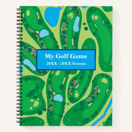 "My Golf Game" Persoonlijk tijdschrift Notitieboek (Voorkant)