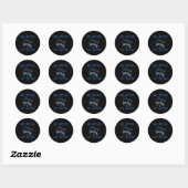 My Got Autism Funny Gezegde Meme Ronde Sticker (Vel)