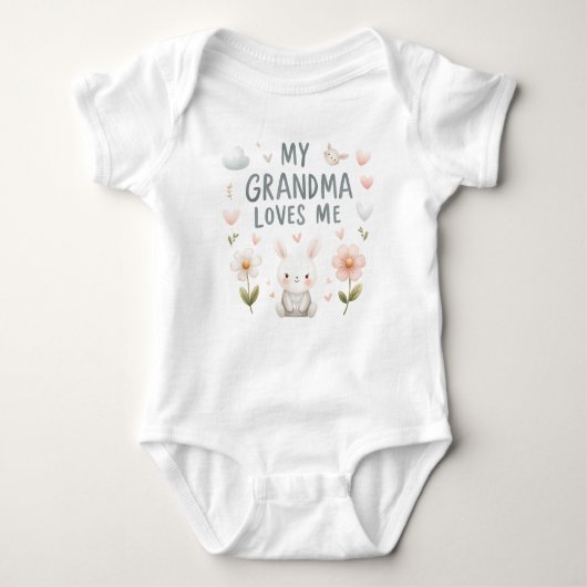 My Grandma Loves me Romper (Voorkant)