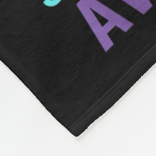 My Grandma's Wings Cover Heart Suicide Awareness R Fleece Deken (Hoek)