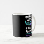 My Grandma's Wings Cover Heart Suicide Awareness R Koffiemok (Voorkant rechts)