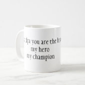 My grandpa is my hero koffiemok (Voorkant links)