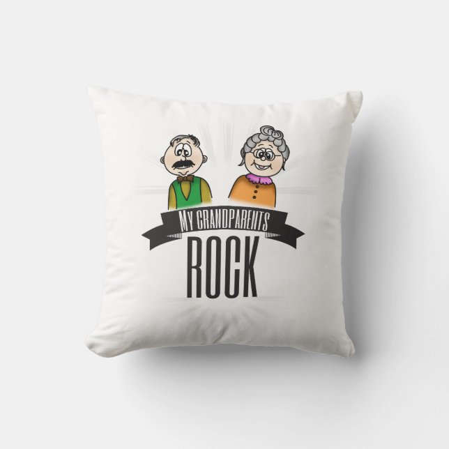 My Grandparents Rock Kussen (Voorkant)