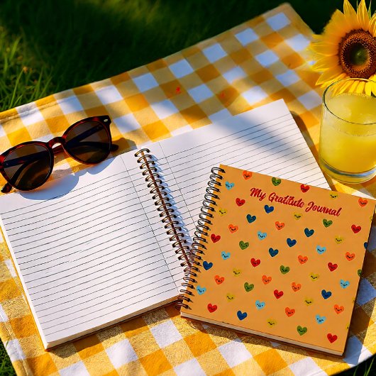 My Gratitude Journal harten aanpasbaar notitieboek
