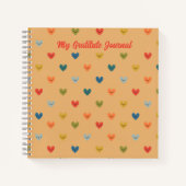 My Gratitude Journal harten aanpasbaar notitieboek (Voorkant)