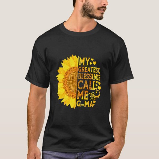 My Greatest Blessings Call Me G-Ma Mother'S Day T-shirt (Voorkant)