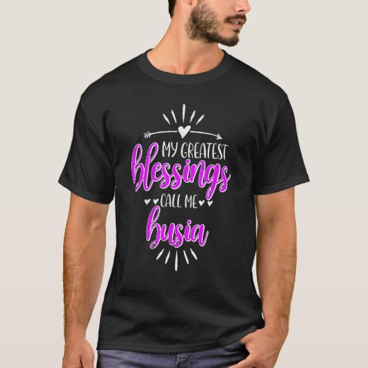 My Greatest Blessings Call Me Memaw Busia T-shirt (Voorkant)