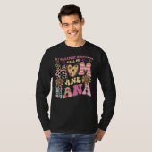 My Greatest Blessings Call Me Mom And NaNa Flower  T-shirt (Voorkant volledig)