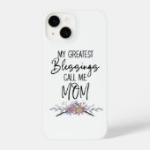 My Greatest Blessings Call Me Mom iPhone Hoesje (Achterkant)