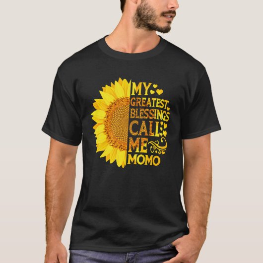 My Greatest Blessings Call Me Momo   Mother s Day T-shirt (Voorkant)