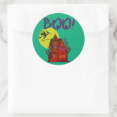 My halloween  ronde sticker (Tas)
