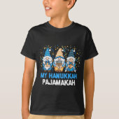 My Hanukkah Pajamakah Gnomes Channukah Jewish Gnom T-shirt (Voorkant)