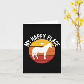 My Happy Place Horse Lover1 Kaart (Gele Bloem)