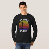 My Happy Place Paddling Women Paddle Boarding Lov T-shirt (Voorkant volledig)