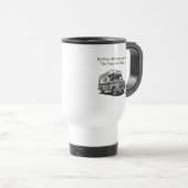 My Heart Among Trees Tents Nature Lover Camping Reisbeker (Voorkant rechts)