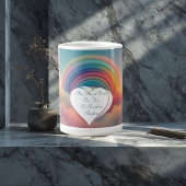 My Heart Beats for You In Rainbow Rhythm Romantic Magische Mok