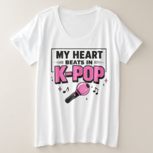 My Heart Beats in K-POP Grafische T-shirt