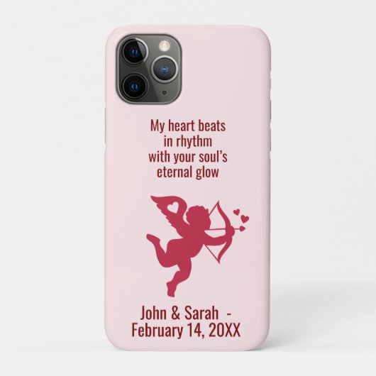 My heart beats in rhythm with your soul’s eternal  Case-Mate iPhone case (Achterkant)